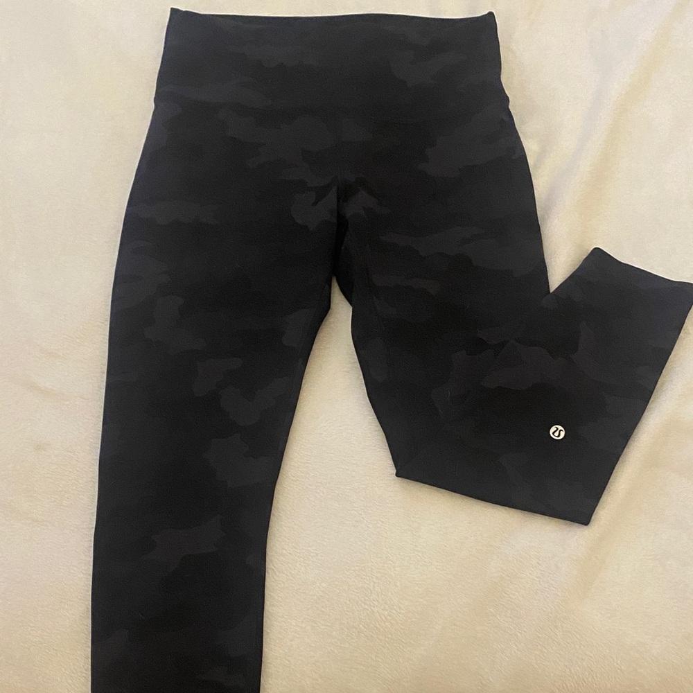 lululemon athletica Black Camouflage Leggings